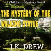 Audible.com link to J.K. Drew’s children’s mystery audiobook, The Mystery of the Walking Statue, read by Scot Wilcox.