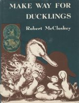 Cover art for Robert McCloskey’s Make Way for Ducklings, depicting the free audio version available from OwnMade Audiobooks.